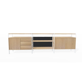 DHS 10 Sideboard - Sideboard - Richard Lampert - Weiss - Eiche natur