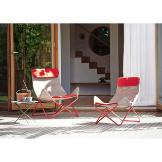 In - Out Sessel - Sessel - Richard Lampert - Blutorange - Sandfarbe