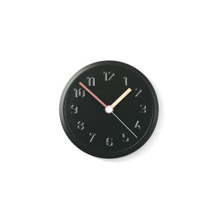Alu Alu Wanduhr - Uhr - Richard Lampert - Schwarz -
