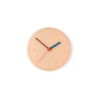 Alu Alu Wanduhr - Uhr - Richard Lampert - Pfirsich pastell -
