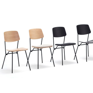 Strain Stuhl - Sessel - Prostoria - Schwarz / Schwarz -