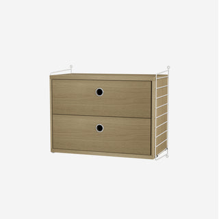 Nachttisch Sleep A - Nachttisch - String Furniture - Weiss - Eiche