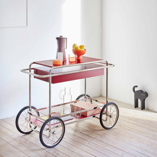 Tecta Barwagen | M4RS - Barwagen - Tecta - MDF schwarz - Kavallerie-Tuch Schwarz