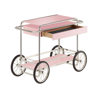 Tecta Barwagen | M4RS - Barwagen - Tecta - MDF Hellrosa - Kavallerie-Tuch Anthrazit