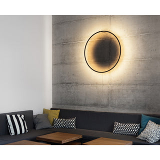 Tilen Wandlampe | Lichtreifen Eclipse - Wandlampe - Tilen - Buche natur - 70cm