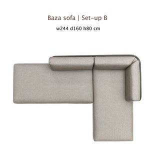Baza Outdoorsofa - Outdoor Sofa - Todus - Set-up "B" - White 110