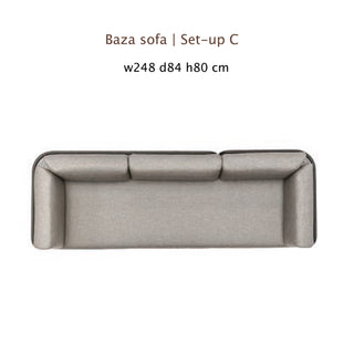 Baza Outdoorsofa - Outdoor Sofa - Todus - Set-up "C" - White 110