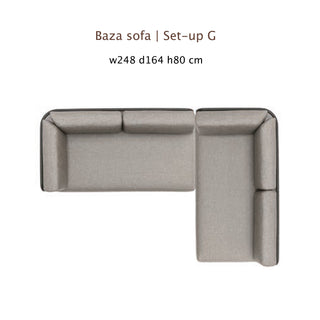 Baza Outdoorsofa - Outdoor Sofa - Todus - Set-up "G" - White 110
