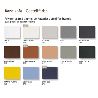 Baza Outdoorsofa - Outdoor Sofa - Todus - Set-up "A" - White 110