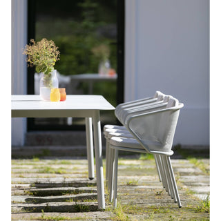 Todus Outdoor Armlehnstuhl | Condor - Outdoor Armlehnstuhl - Todus - White - Grey