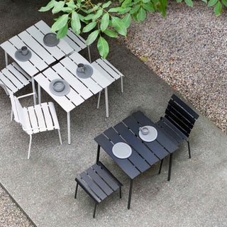_Aligned Gartentisch - Outdoor Tisch - Valerie Objects - Small 85 x 85cm - Schwarz