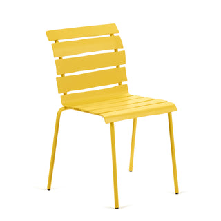 _Aligned Gartenstuhl SET - Outdoor Stuhl - Valerie Objects - 2er Set - Gelb