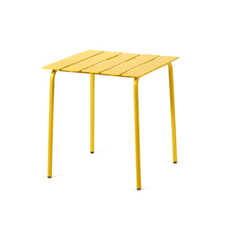 _Aligned Gartentisch - Outdoor Tisch - Valerie Objects - Small 85 x 85cm - Gelb