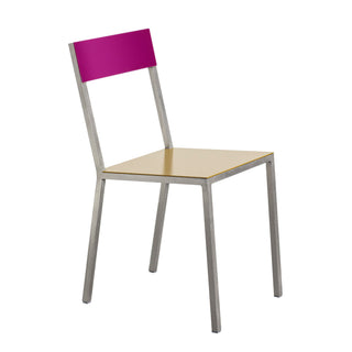 Alu Chair Gartenstuhl - Outdoor Stuhl - Valerie Objects - Curry-Purple -