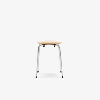 S 38 S/1 Hocker - Hocker - Wilde+Spieth - natur - chrom