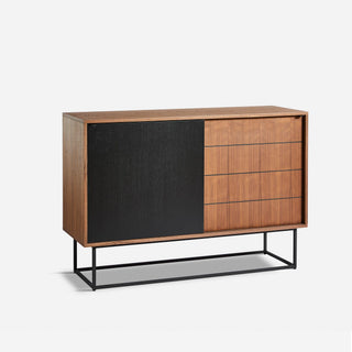Virka Highboard - Sideboard - Woud - Walnuss -